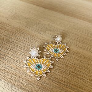 Earrings Eye fancy luxury jewelry cute stylish